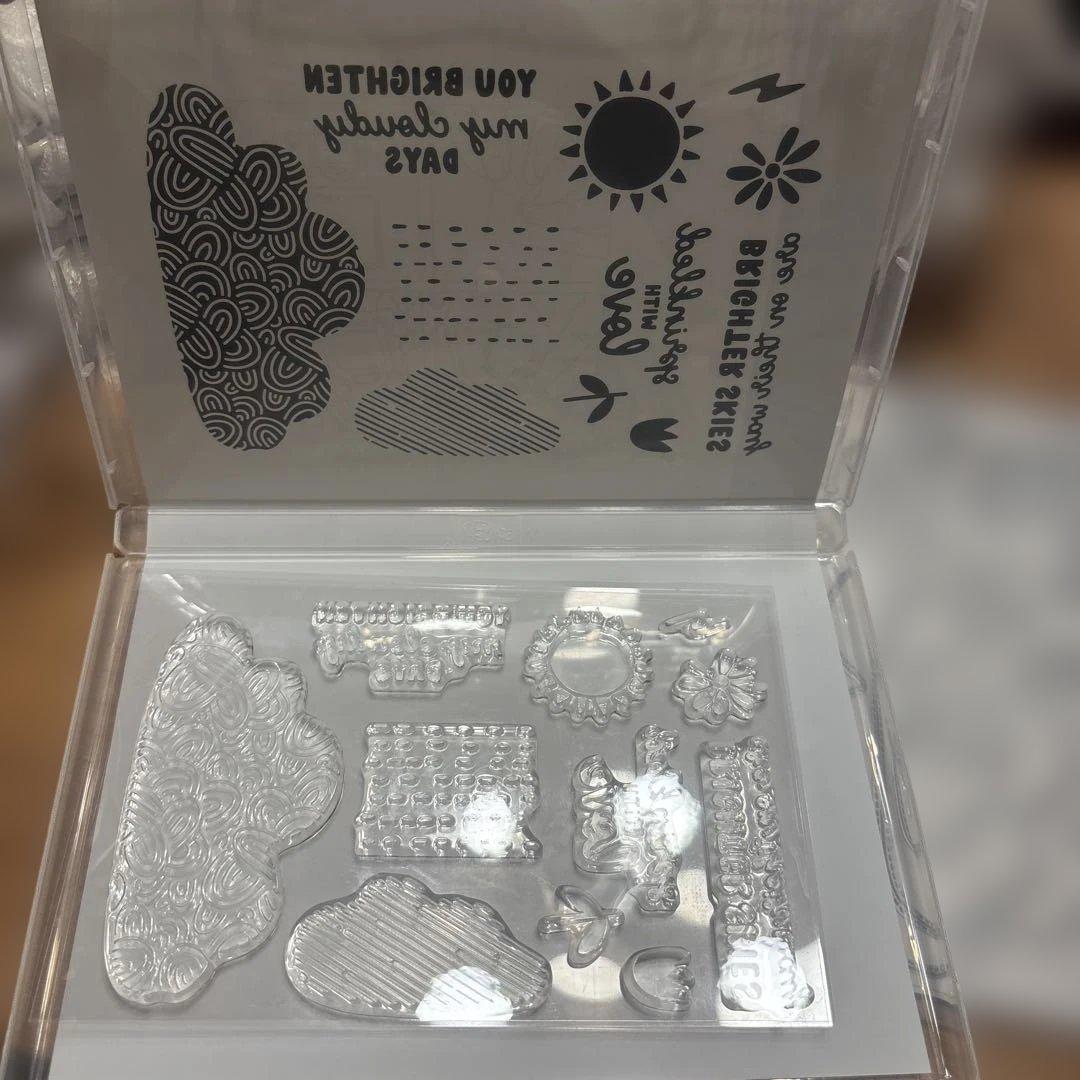 未使用♡スタンピンアップ　雲雨太陽