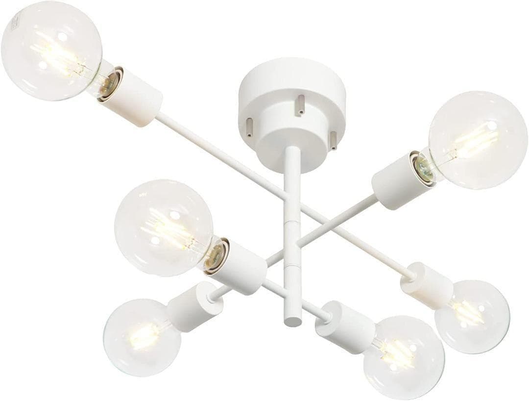 【M1706-94-64】6灯シーリングライト 可動アーム シャンデリア