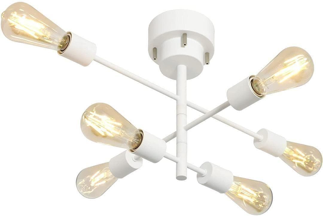 【M1706-94-64】6灯シーリングライト 可動アーム シャンデリア