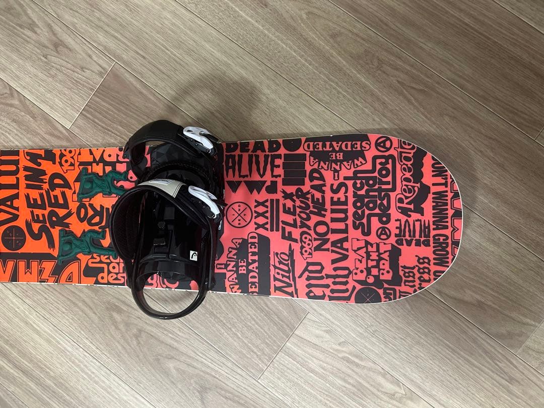 【すぐ滑れる】NITRO スノーボード 3点セット 25cm DEELUXE