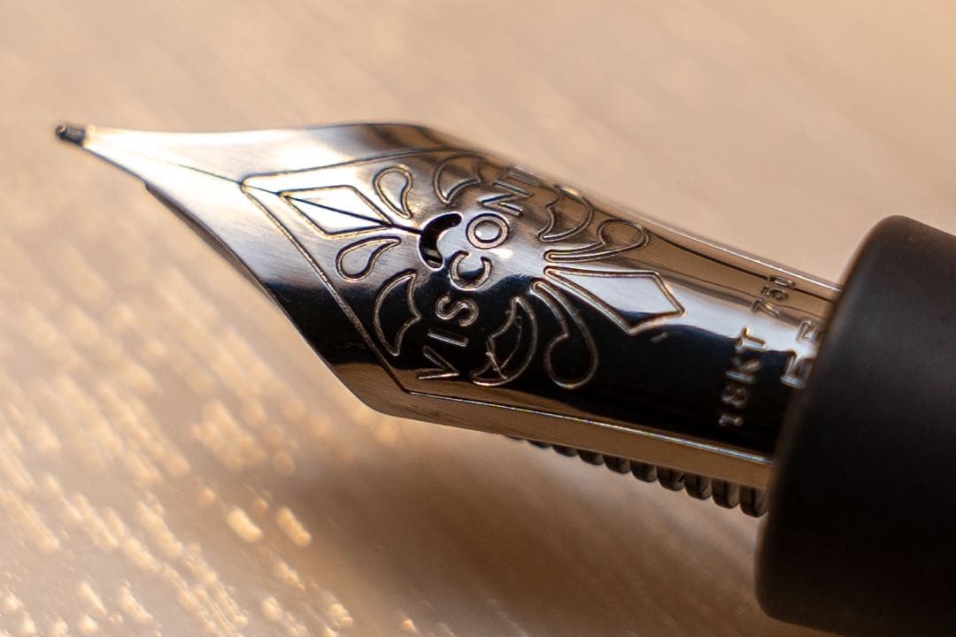 【最終価格】VISCONTI 万年筆　ホモサピエンス EF ダークエイジ