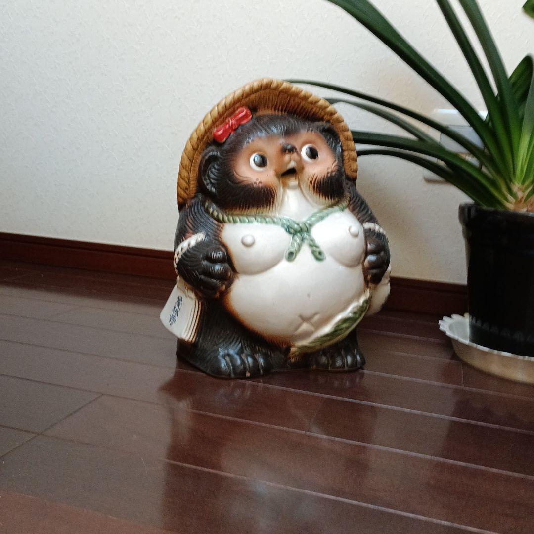 陶器製 たぬきの置物
