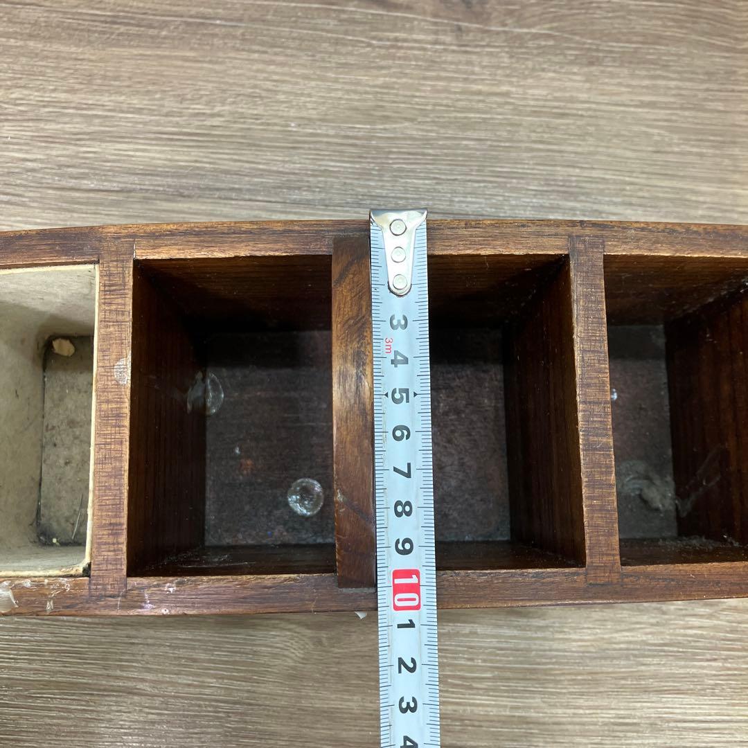 E-3 昭和レトロ 希少 KANSAI 木製 リモコンラック 小物入れ 桜柄