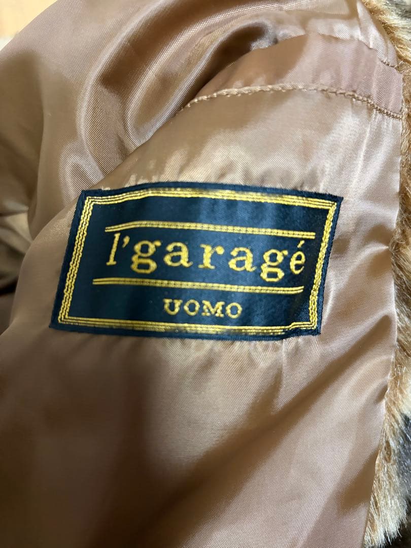 【漢の戦闘服】l’garage 毛皮風コート