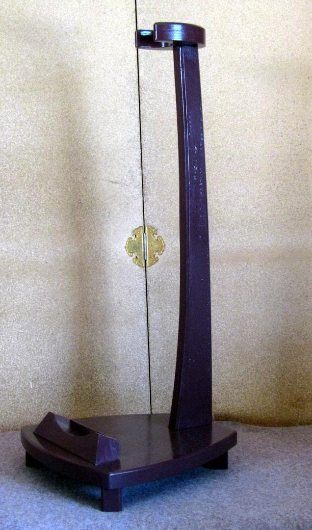 ◆ 木造薩摩琵琶設置用 琵琶架 邦楽器　弦楽器  鑑賞用　コミセン ◆