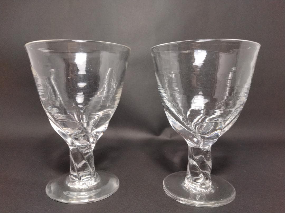 荒川尚也　晴耕社　グラス　二つ　ガラス　工芸作品