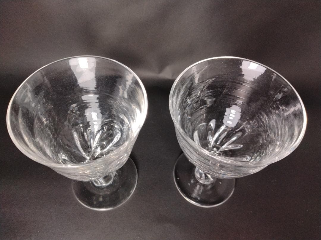 荒川尚也　晴耕社　グラス　二つ　ガラス　工芸作品