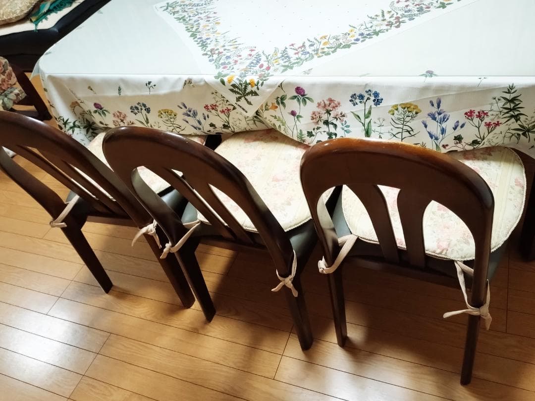 キツツキマーク 飛騨産業 ダイニングテーブル ダイニングセット チェア6脚付き