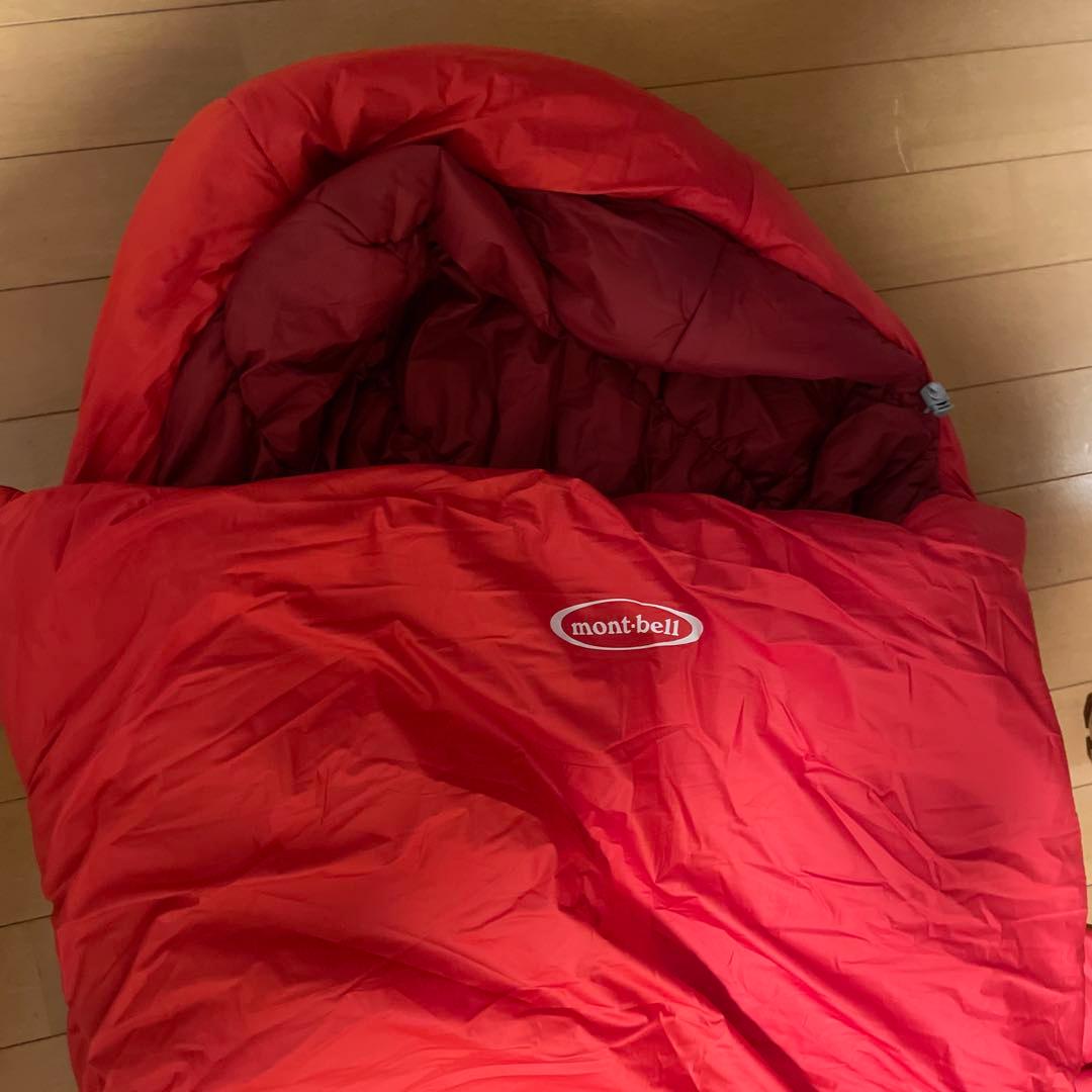 mont-bell O.D. Sleeping Bag #0 赤　モンベル