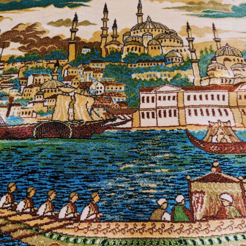 ✱NEW✱ トルコ製 最高級モダールシルク絨毯（old Istanbul）