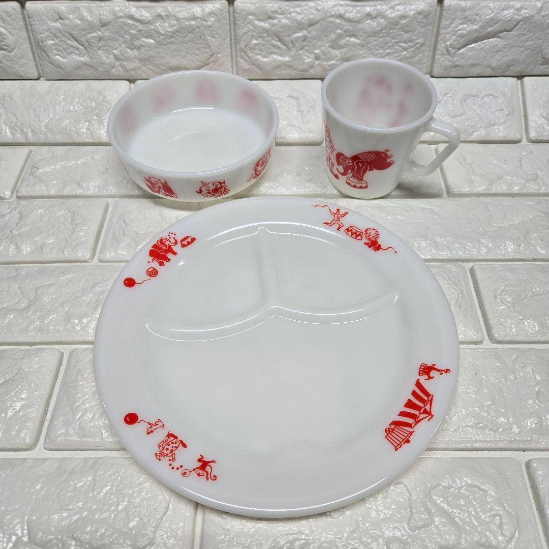 オールドパイレックス レッドサーカス チャイルド マグセット