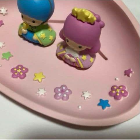 2002年　平成レトロ　リトルツインスターズ　キキララ　雛人形　ミニ雛飾り