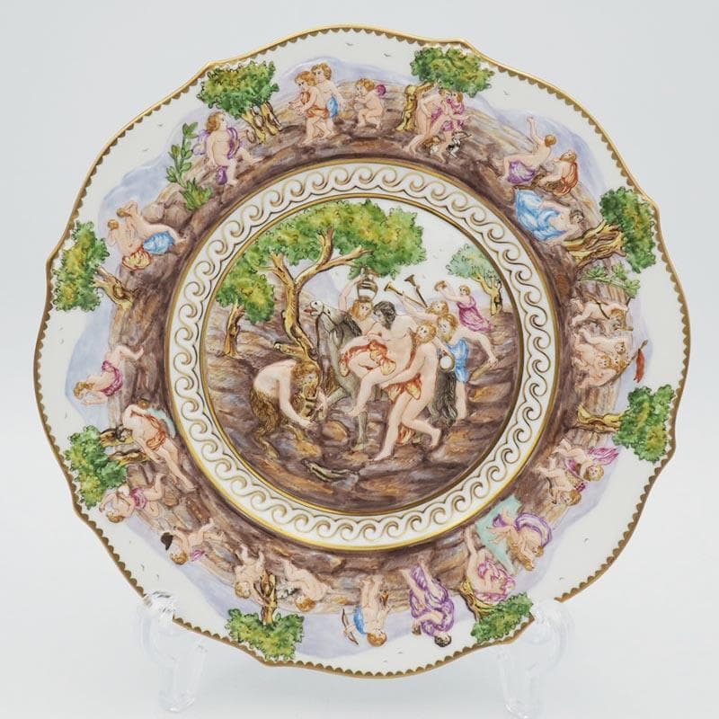 リチャードジノリ カポディモンテ プレート 22cm カラーレリーフ #4