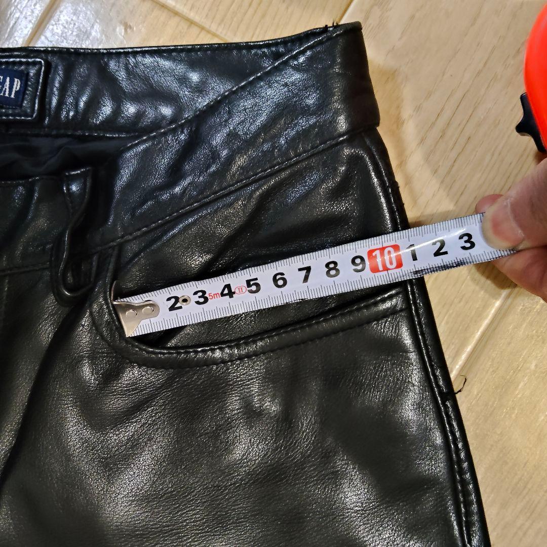 GAP レザー希少ストレートフィット パンツ W29 L32