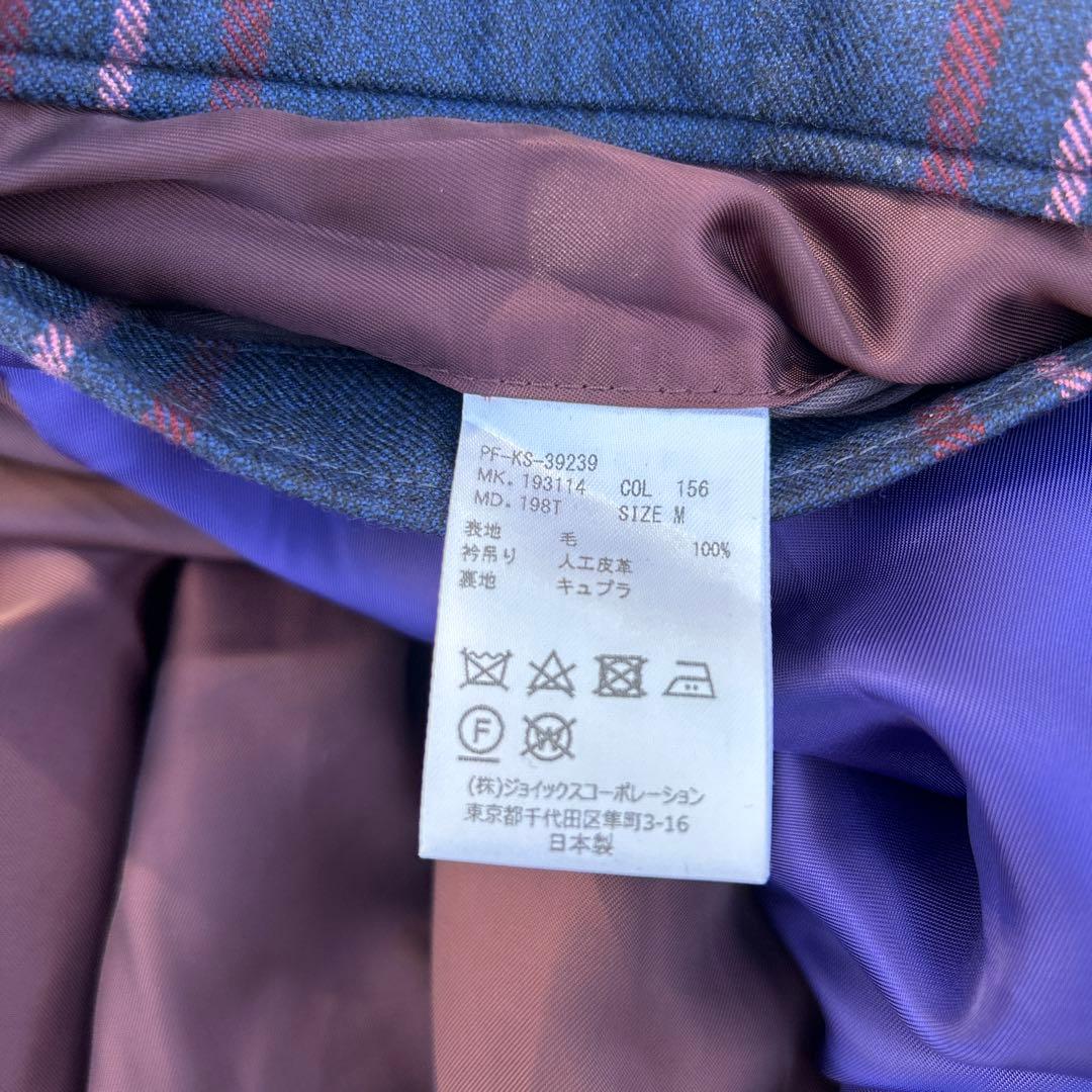 Paul Smith ポールスミス チェック柄ウールトレンチコート