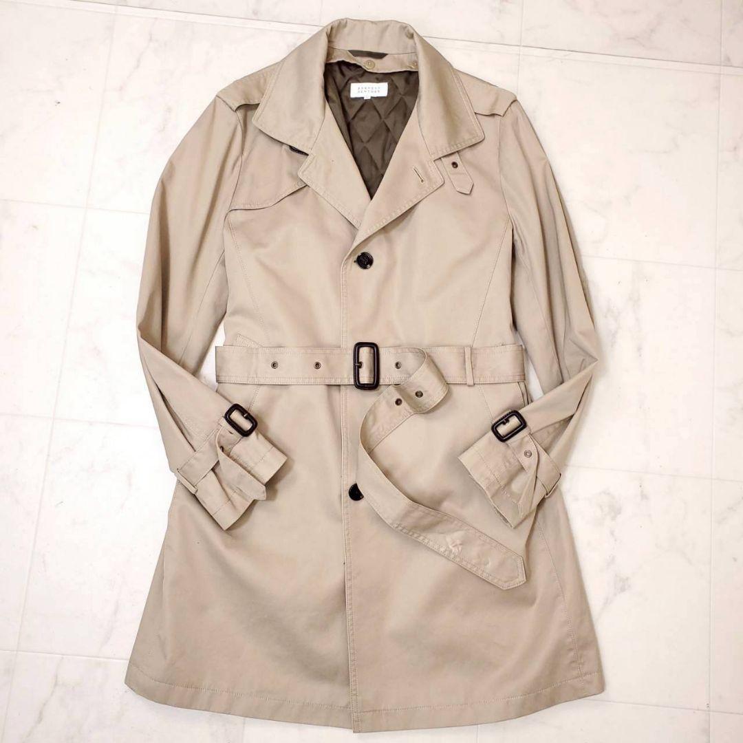 美品✨バーニーズニューヨーク ライナー付 トレンチコート ベルト付き L