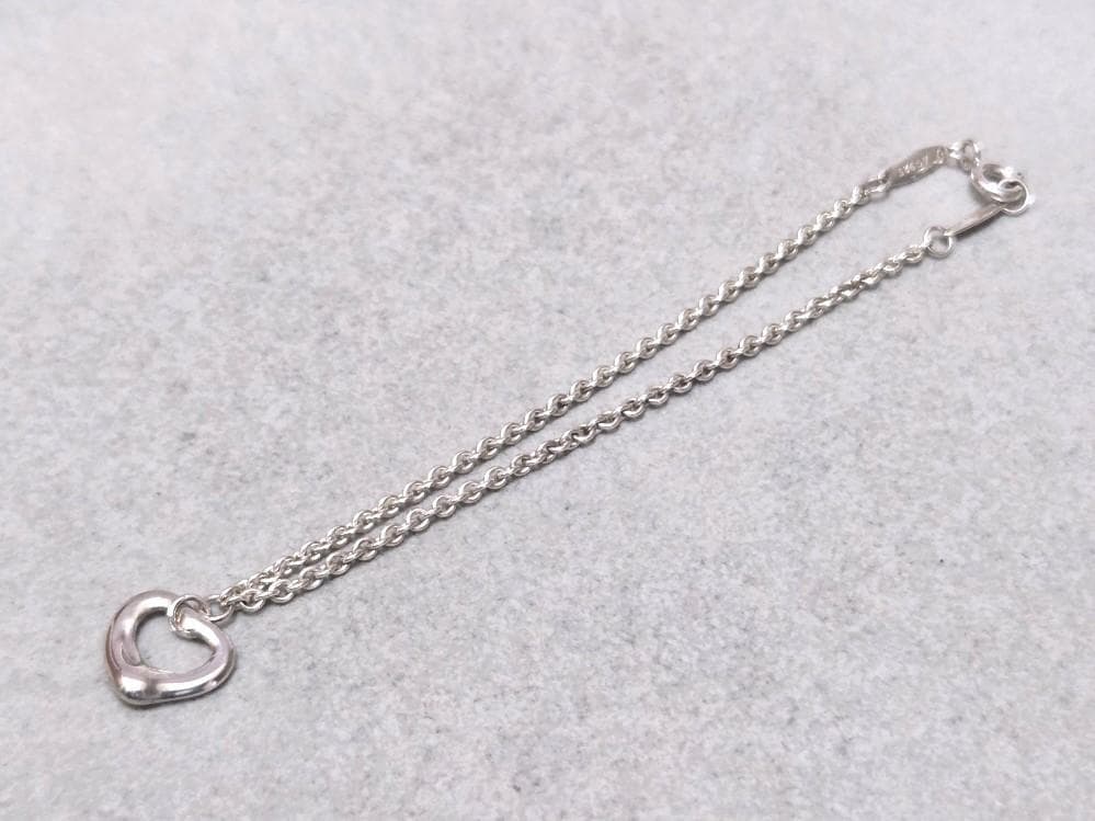 ティファニー エルサペレッティ オープンハートSV925ブレスレット　43265