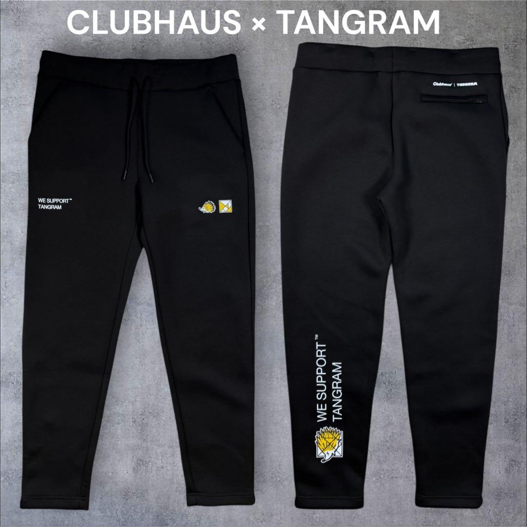 美品 clubhaus tangram ゴルフ パンツ ダブルニット XL
