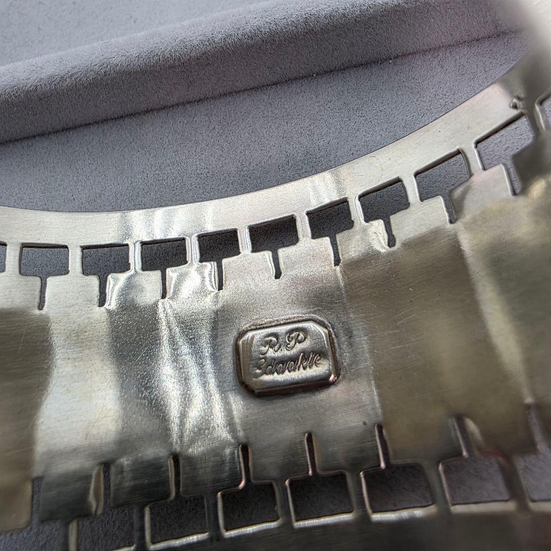 インディアンジュエリー　ズニ族　バングル　シルバー　ヴィンテージ