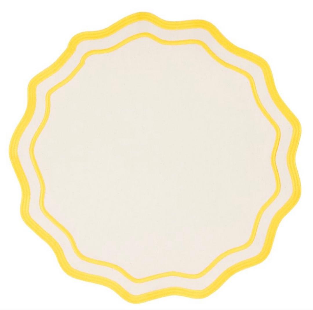 新品 - Time for Teaサークルモデル キャンバスプレースマット8枚