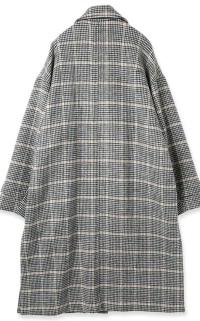 ジャケット・アウター CULLNI Check Beaver Tie Locken Coat