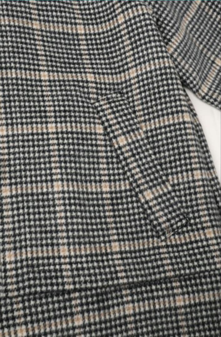 ジャケット・アウター CULLNI Check Beaver Tie Locken Coat