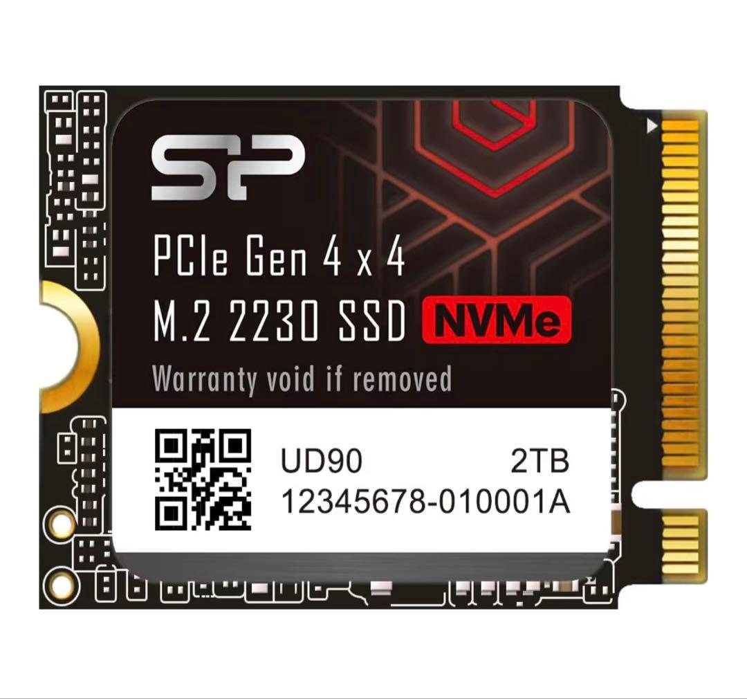 シリコンパワー UD90 2TB NVMe4.0 PCle M.2 2230