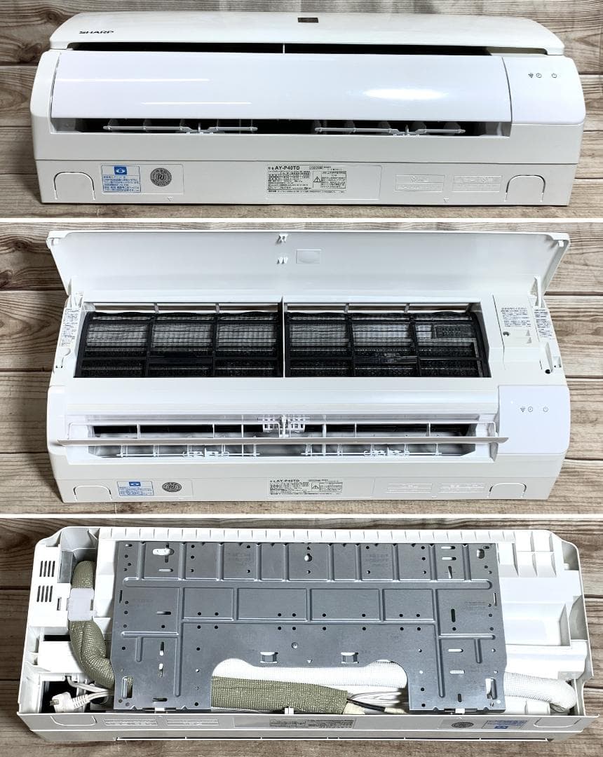 シャープ 17畳 4.0kw 100V プラズマ AY-P40TD 分解清掃済♪