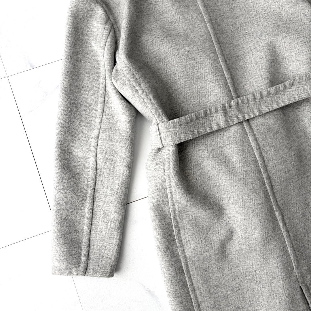 ウィムガゼット　リバーロングコート　ゆったり　ウール　フリーサイズ