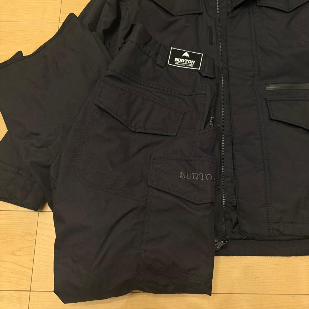 BURTON LIVIN LINING 上下 Sサイズ ブラック