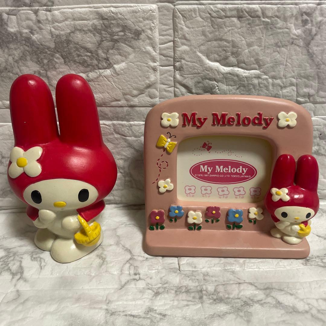 サンリオMy Melody フォトフレームとフィギュアセット