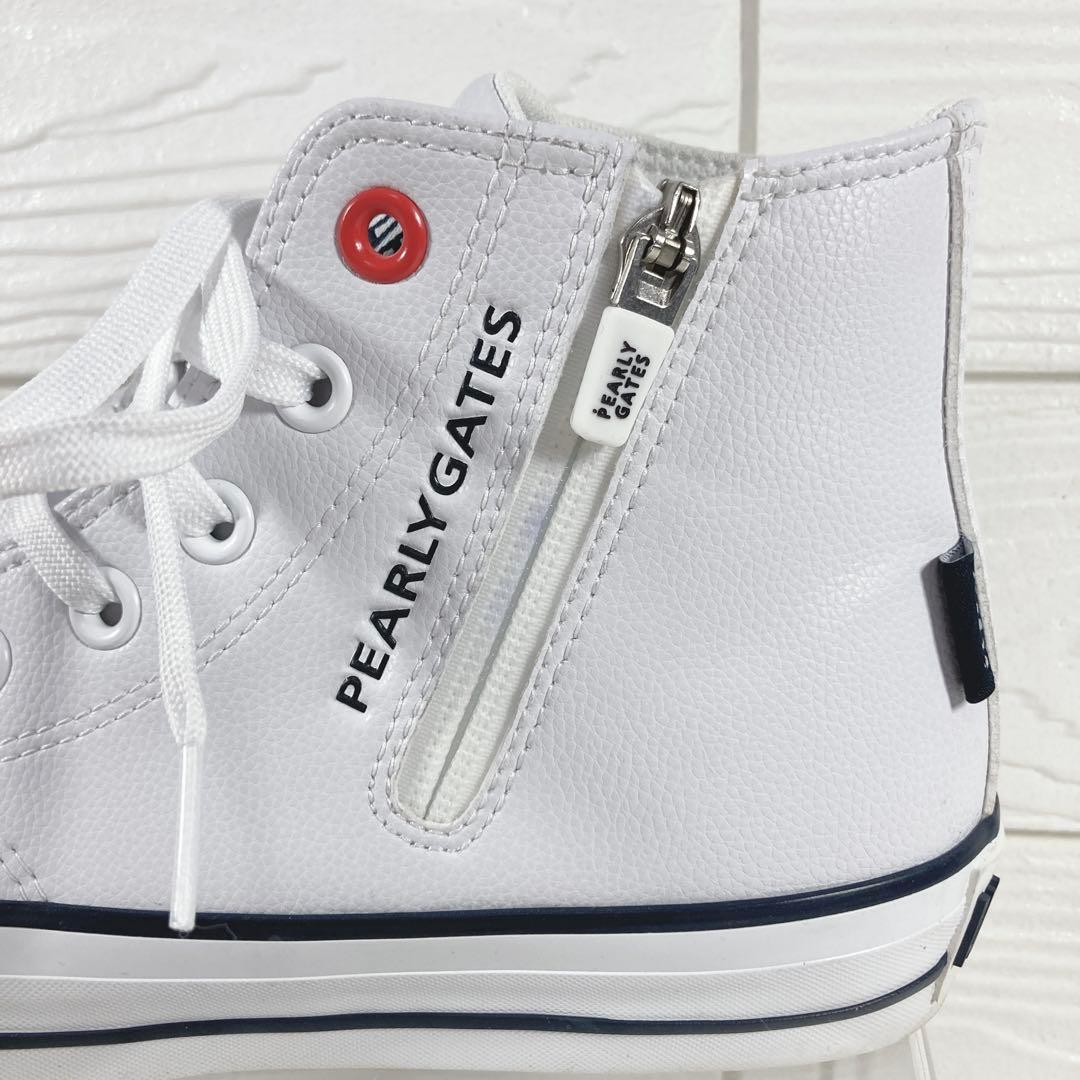 【未使用級】　コンバース×パーリーゲイツ　撥水スパイクレス　シューズ　23㎝