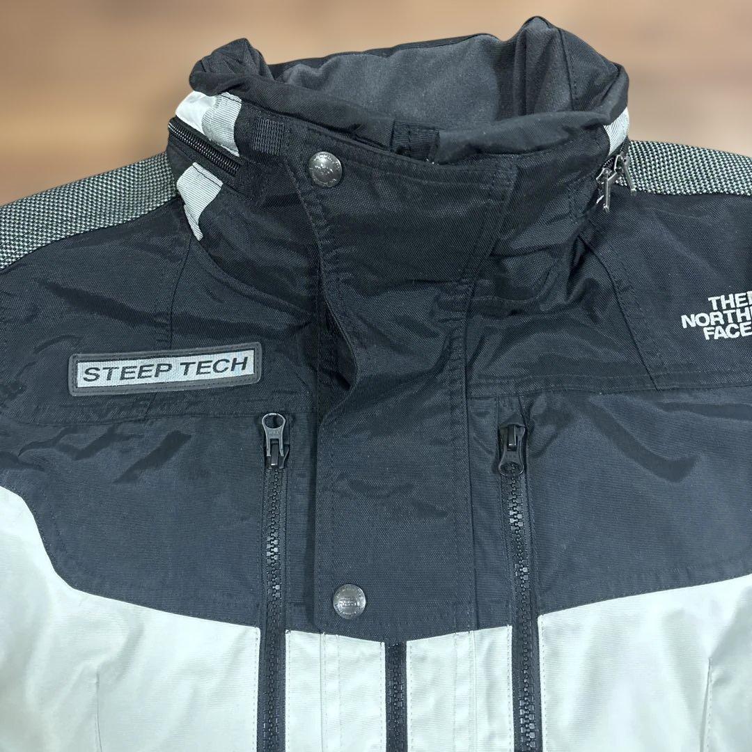 ⑫ THE NORTHFACE STEEPTECH アウター 黒　ナイロン