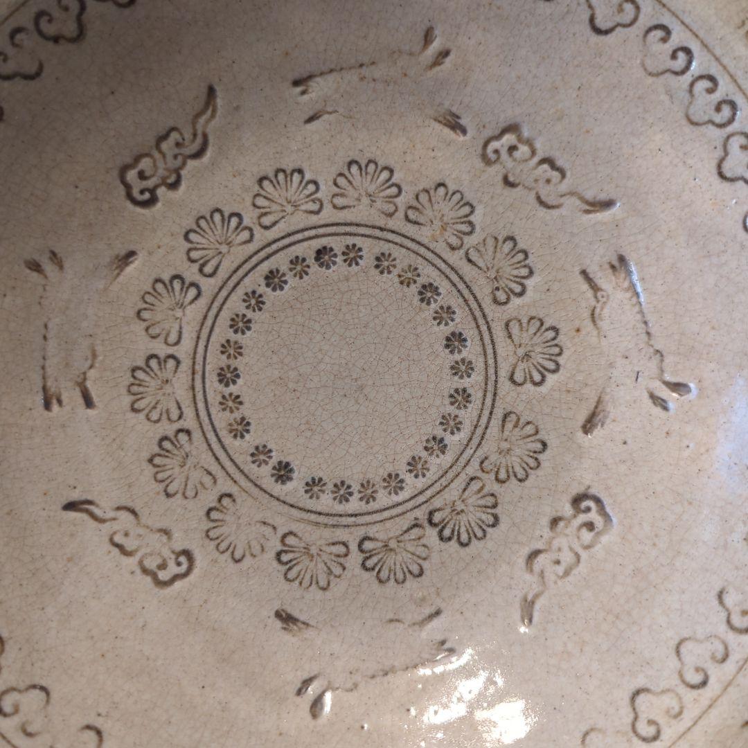 希少 献上手唐津 三島手皿 江戸時代中期〜後期