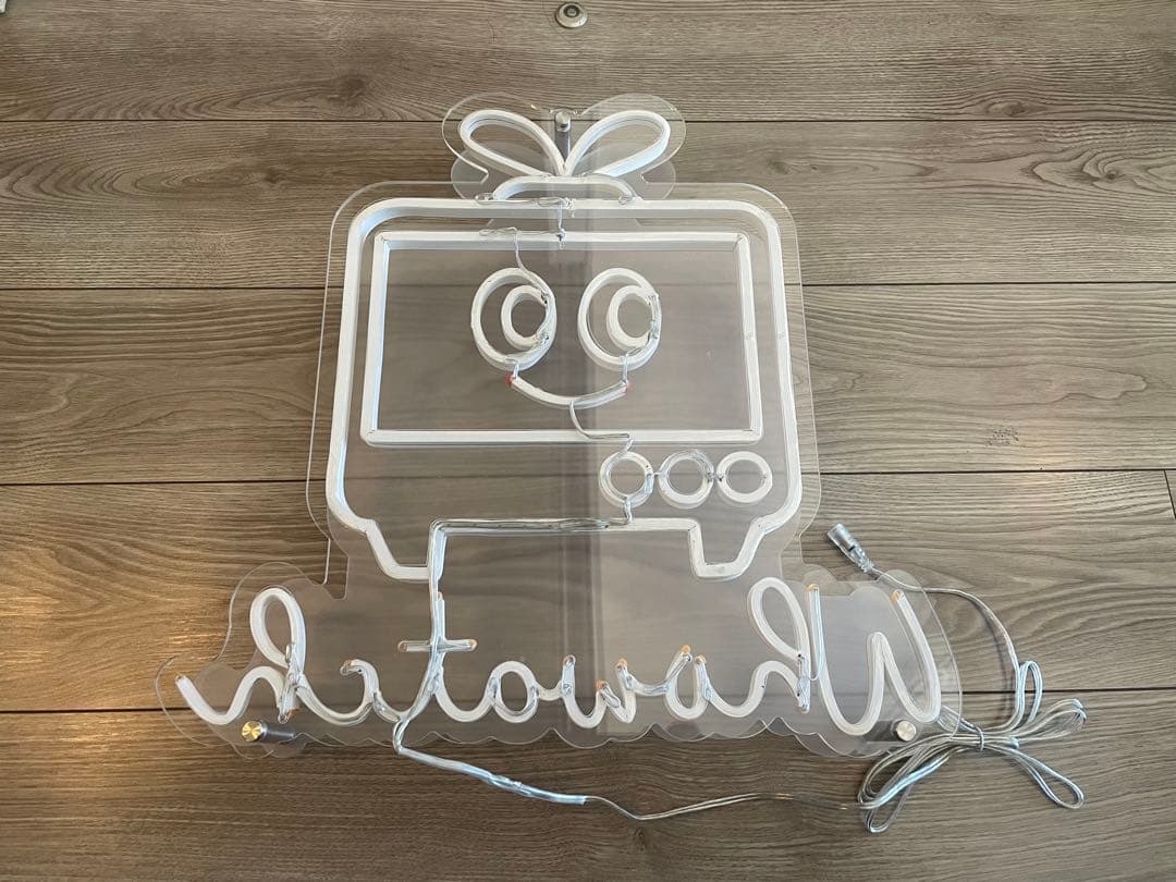 【新品未使用】非売品 ふわっち 公式 ネオンライト　イベント特典　ライブ配信