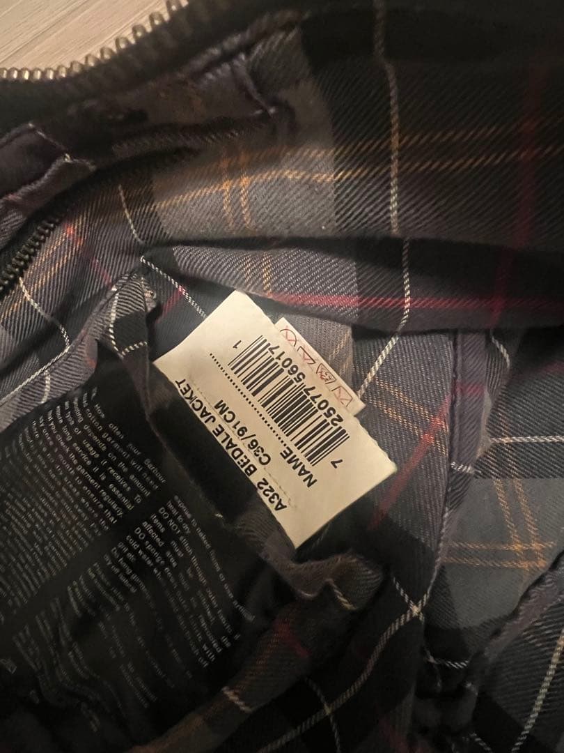 【オイル抜き】Barbour BEDALE ビデイル C36 ブラック 英国製