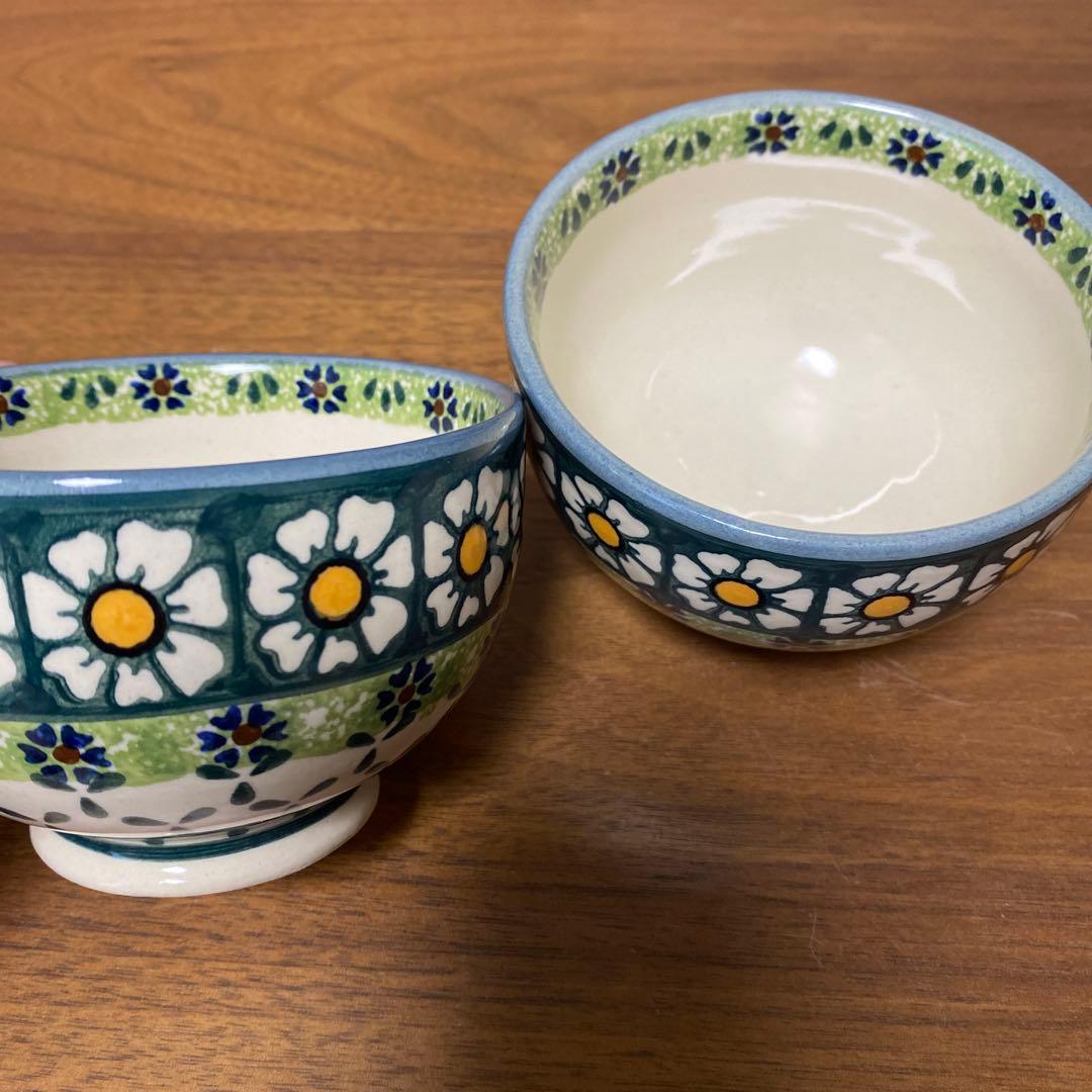 ★新品未使用品★ ポーリッシュポタリー 平皿 ボウル 4点セット
