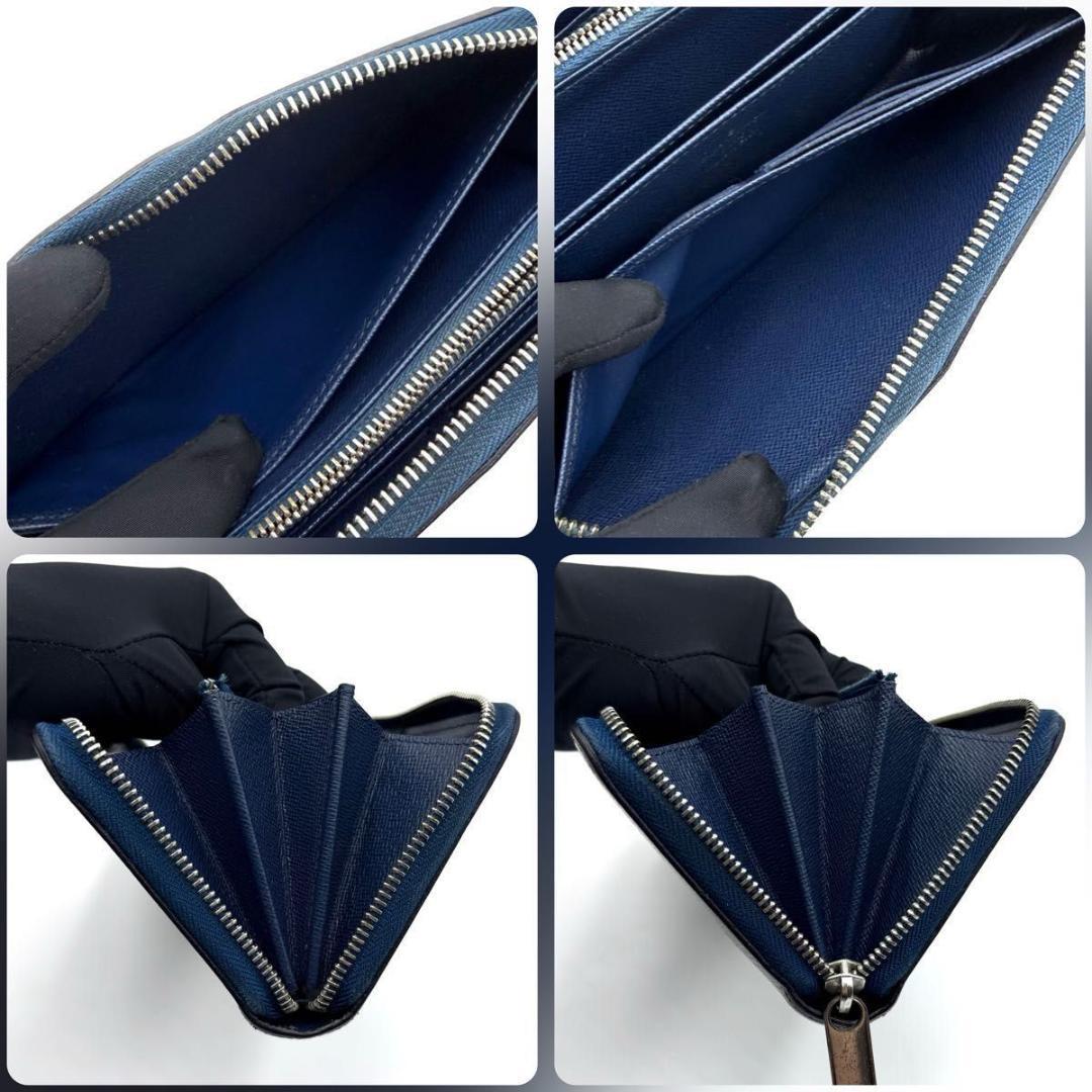 【極美品】ルイヴィトン エピ ジッピーウォレット NM 長財布 ブルー 新型 青