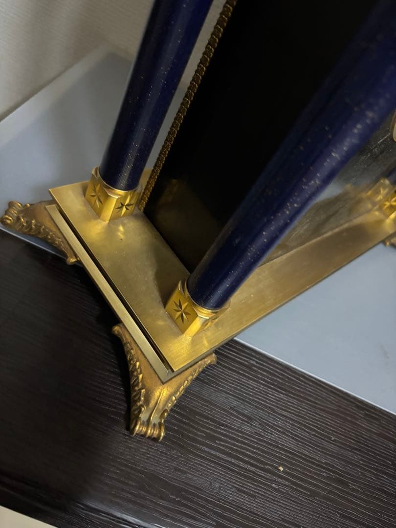 SEIKO セイコー 置時計 QW416G ネイビー 高級 豪華