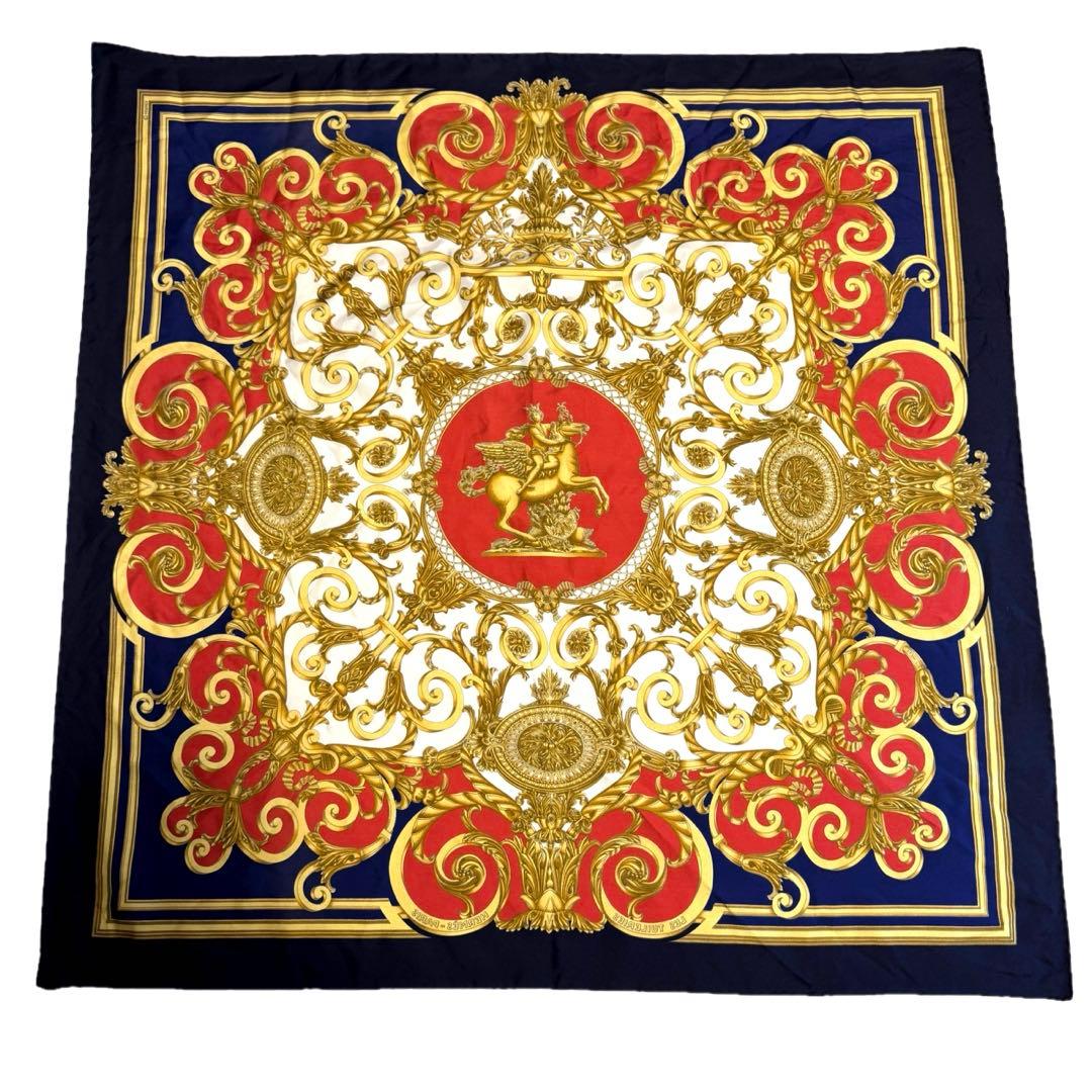美品 エルメス スカーフ カレ90 LES TUILERIES チェルリー公園