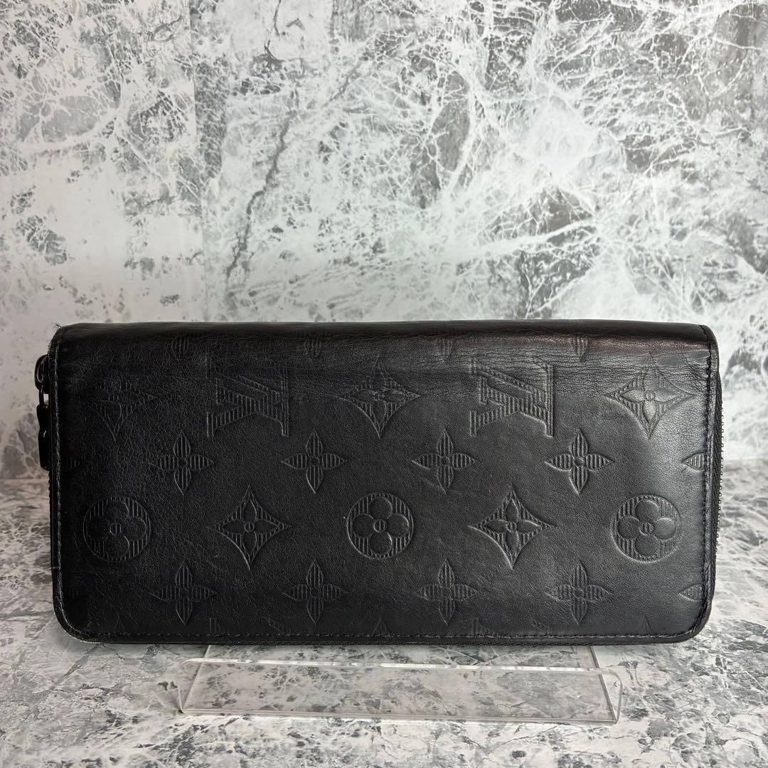 ✨LOUIS VUITTON✨　ルイヴィトン　長財布　ラウンドファスナー　黒