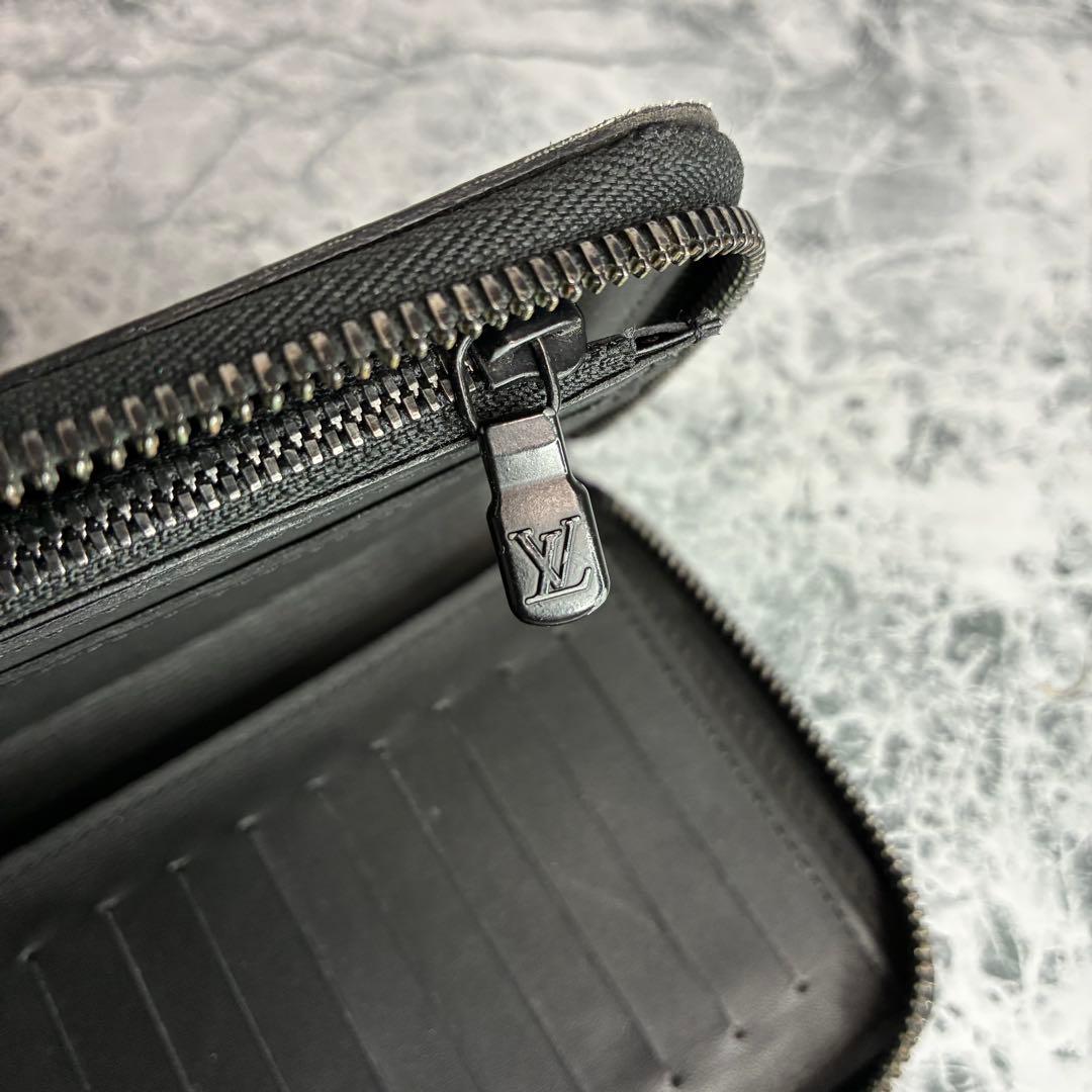 ✨LOUIS VUITTON✨　ルイヴィトン　長財布　ラウンドファスナー　黒