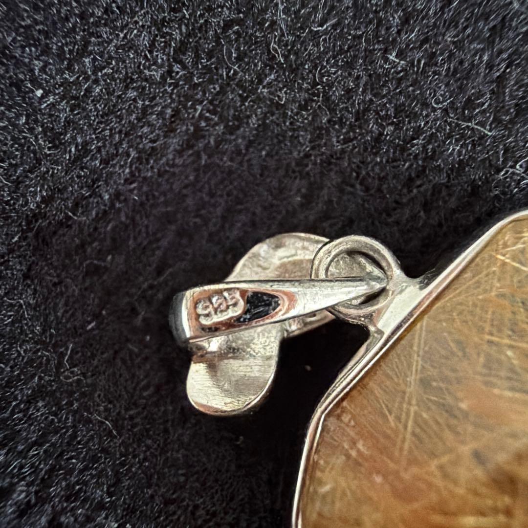 未使用品 ゴールドルチル 、シルバー925。ペンダントトップ