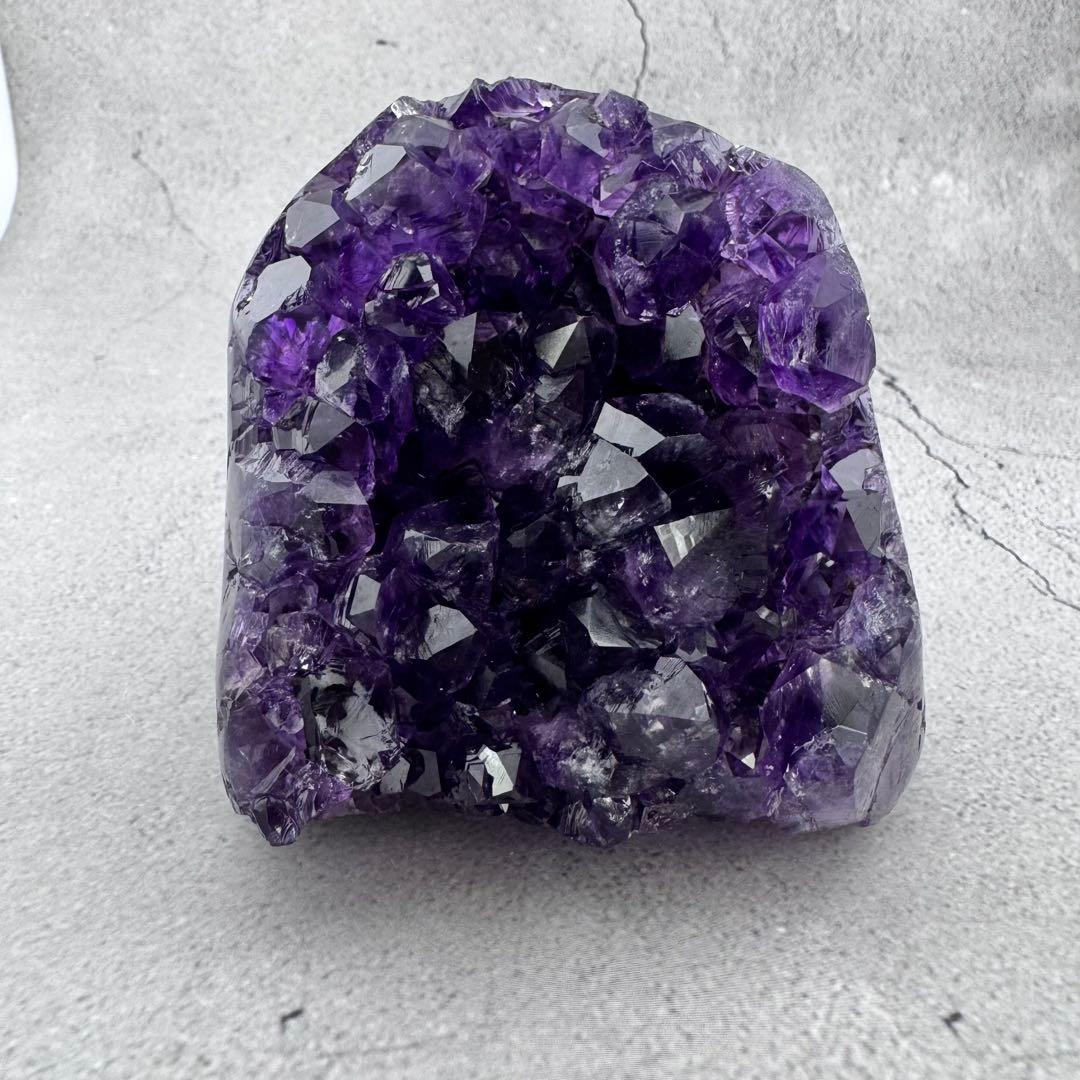 G-103アメジストクラスター ドーム 原石 天然石 パワーストーン　インテリア