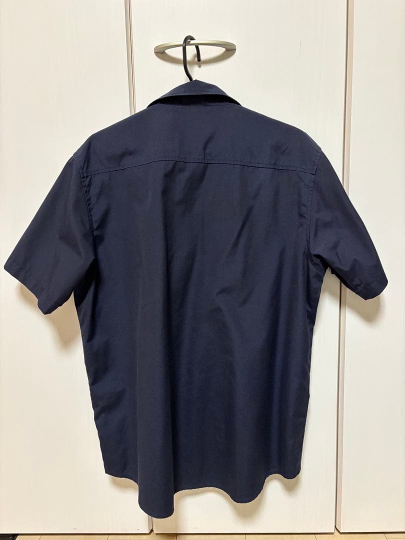 TENDERLOIN 半袖ワークシャツ ネイビー