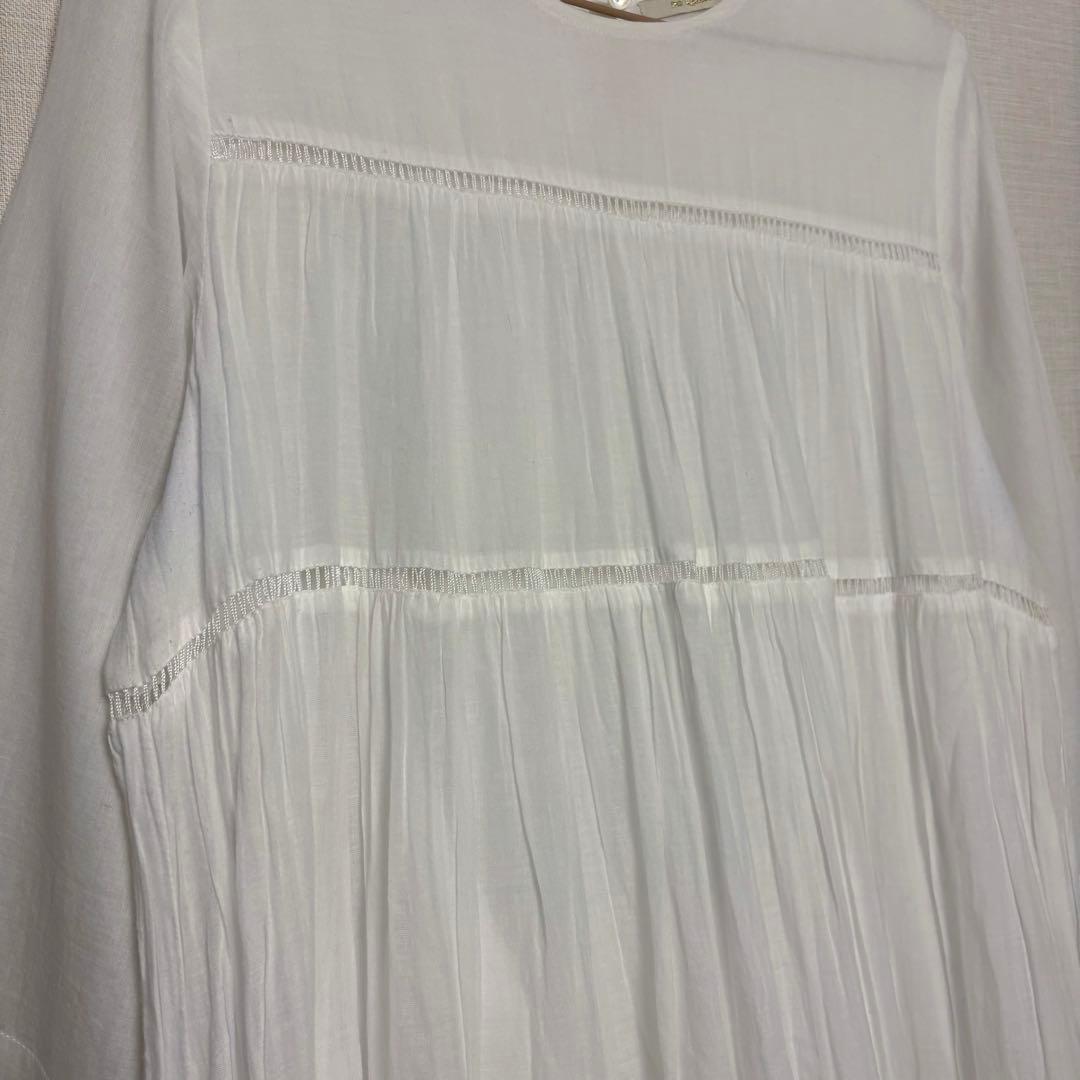 【ne Quittez pas】ヌキテパ　ティアードワンピース ロングワンピース