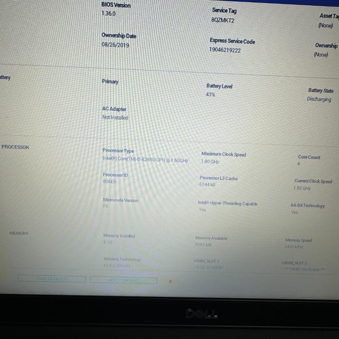 Windowsノート本体 DELL Latitude 3500 i5-8265U