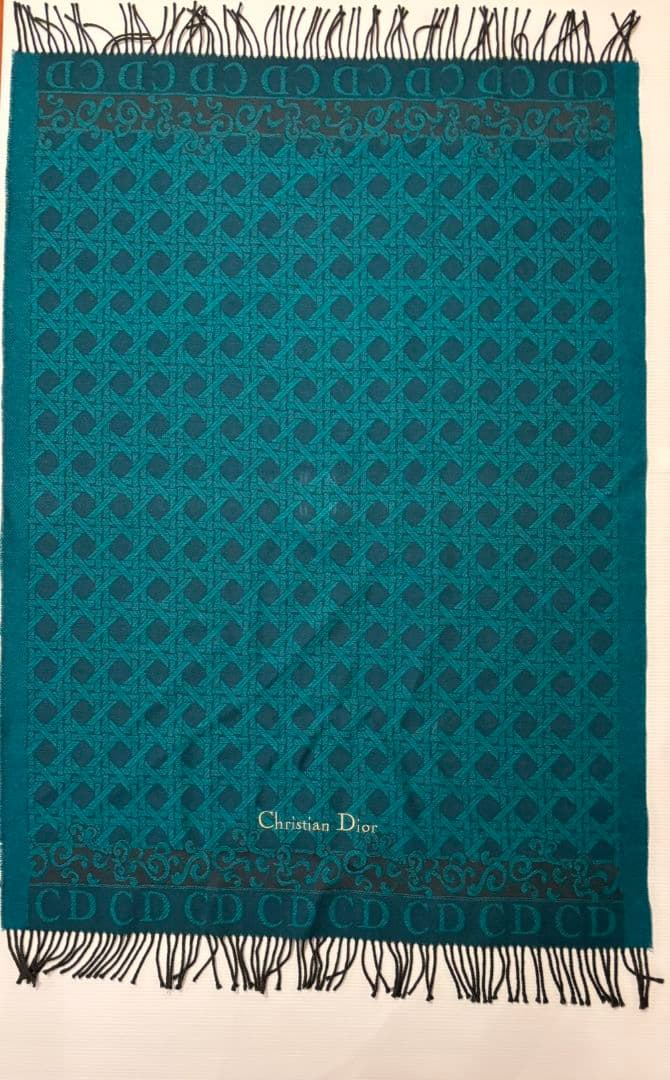 3056◆ChristianDior(クリスチャンディオール)ブランケット★美品