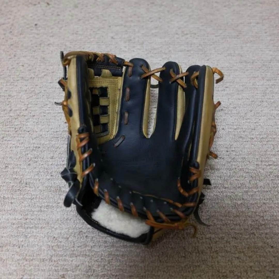 ZETT PROSTATUS 野球グローブ 黒/ベージュ