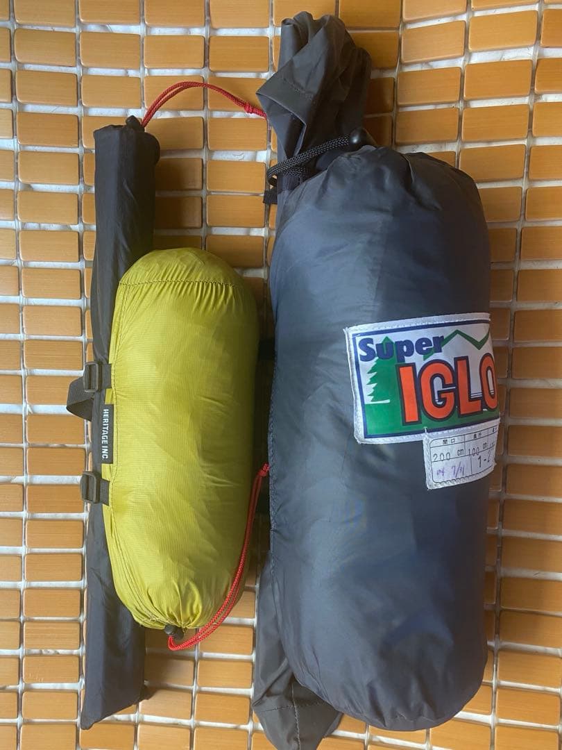 ニッピンsuper igloo sfn-tex シェルター 廃盤希少品